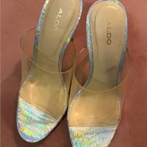 ALDO Iridescent Heeled Sandals